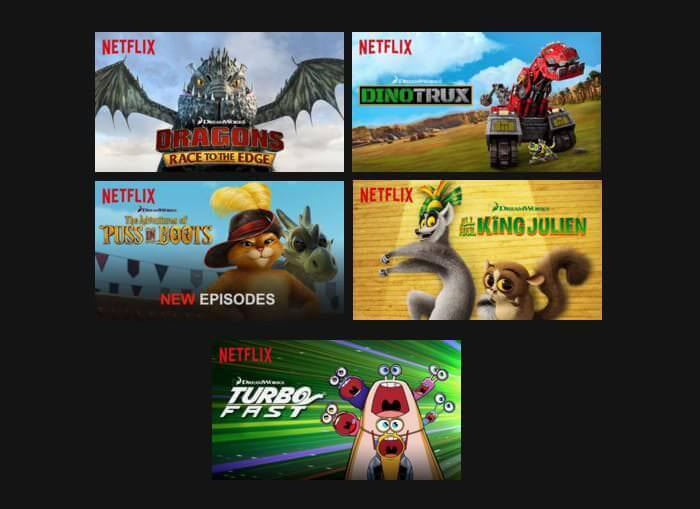 Dreamworks animation series on Netflix