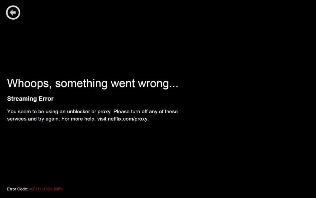 Netflix Error.0 1