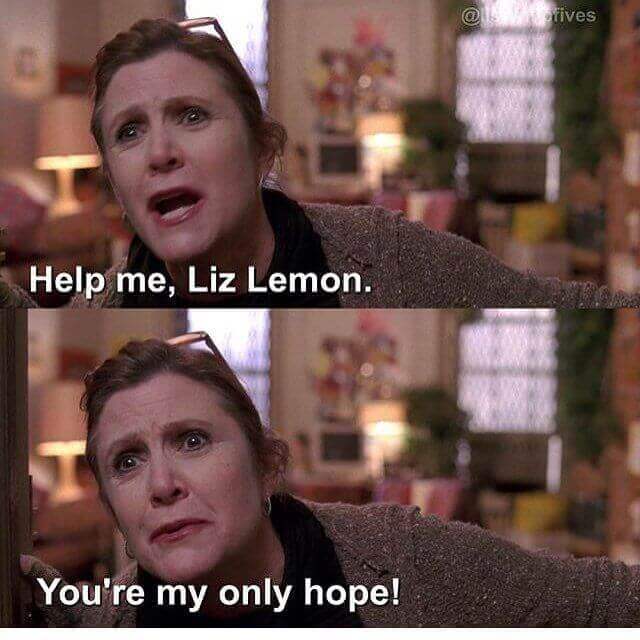 Carrie Fisher 30 Rock