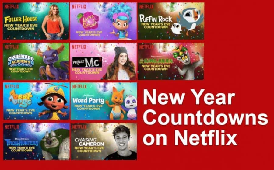Netflix New Years Countdowns