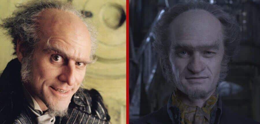 Count Olaf TV Series vs Movie