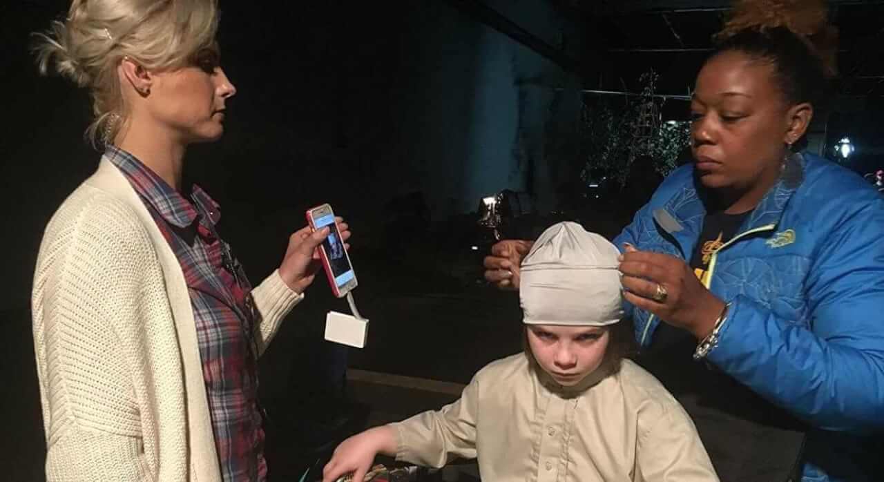 Owen Makeup Little Evil E