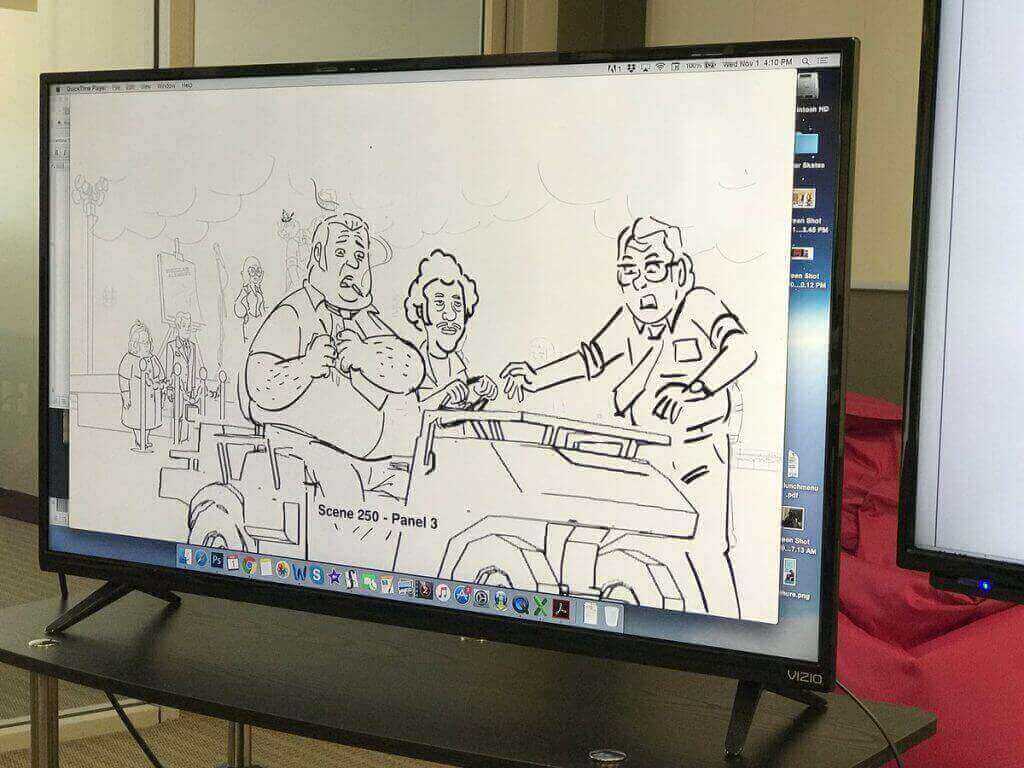 Frank And Pogo F Is For Family Storyboard