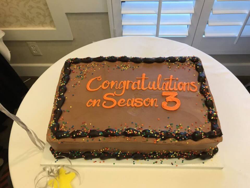 Season Finale Cake