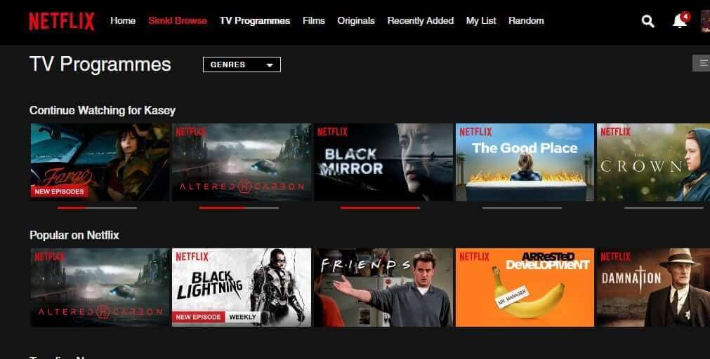 Simkl Netflix