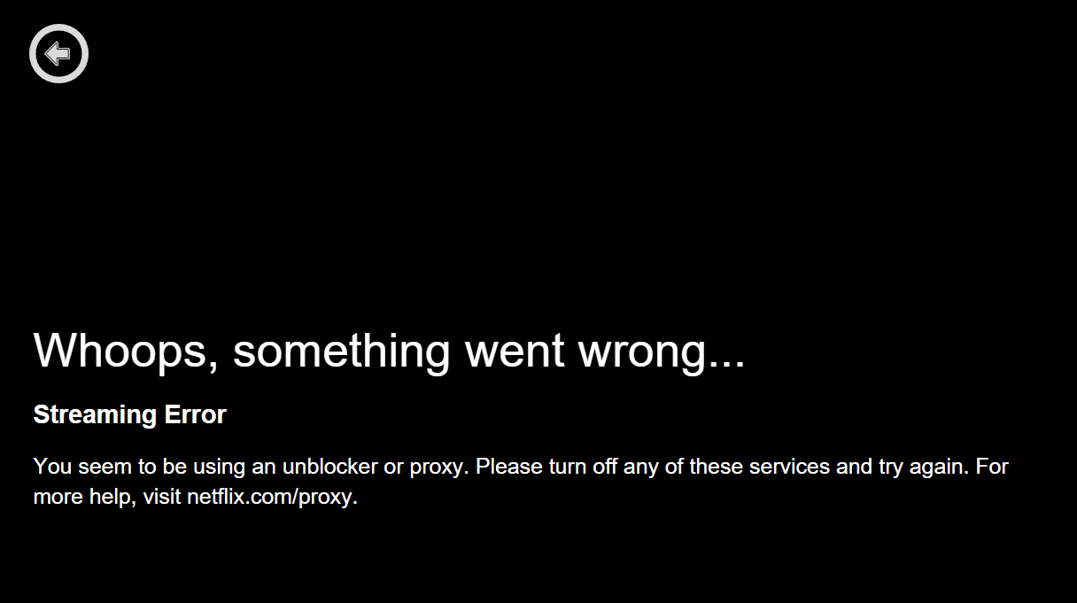 Streaming Error Proxy