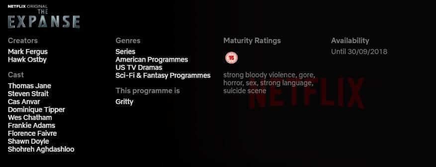 The Expanse Leaving Netflix Date