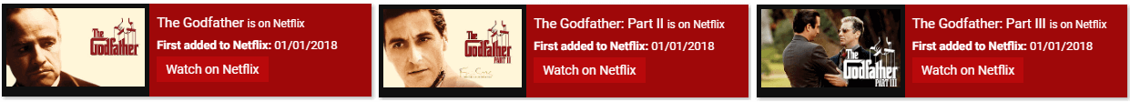 The Godfather Whats On Netflix