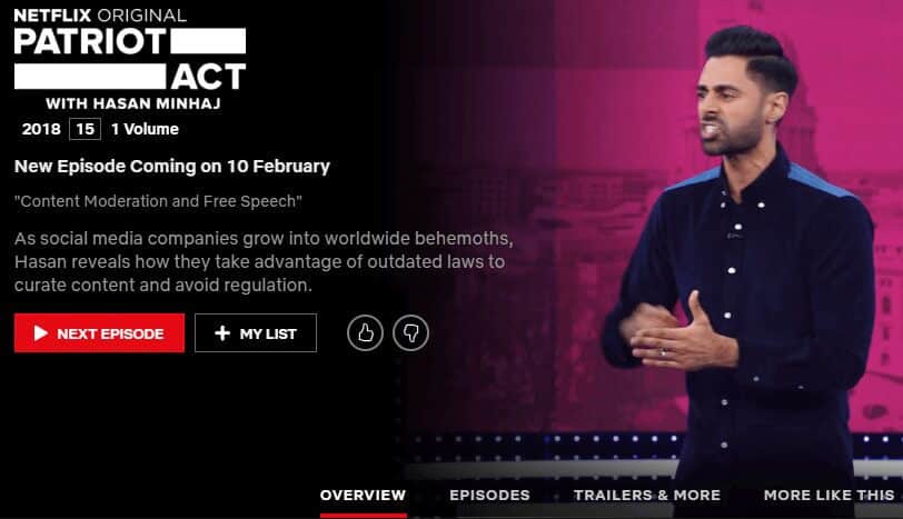 Patriot Act Returns February