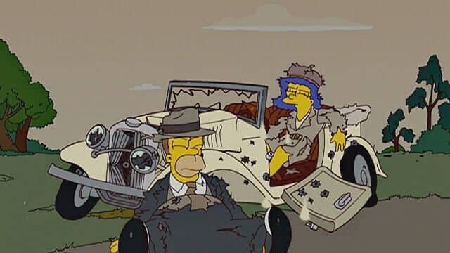 Simpsons Bonnie And Clyde