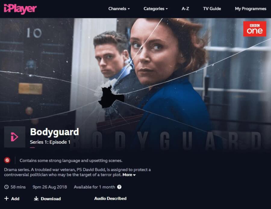 Bodyguard Removal Date