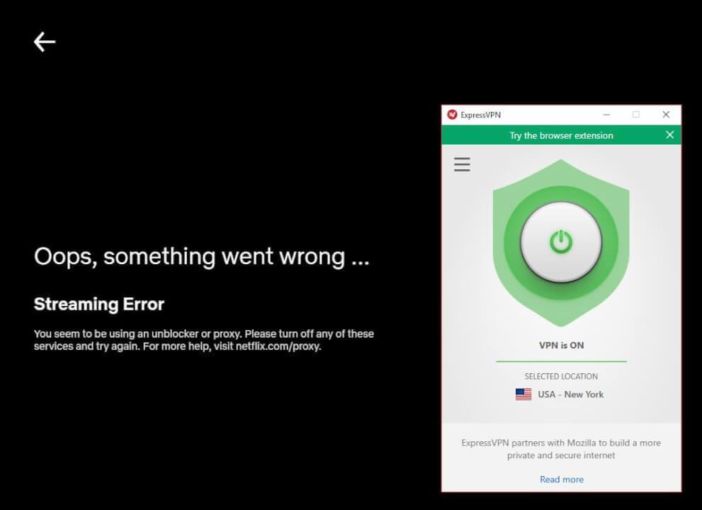 Expressvpn Streaming Error