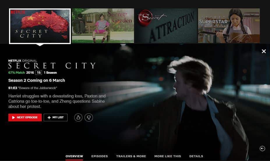 Secret City Season Release Date Announced