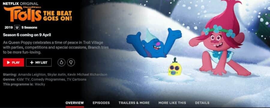 Trolls Beat Goes On Season Netflix Release