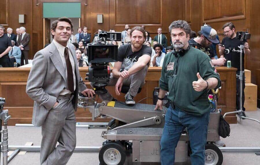 Extremely Wicked Shockingly Evil And Vile Netflix Zac Efron On Set