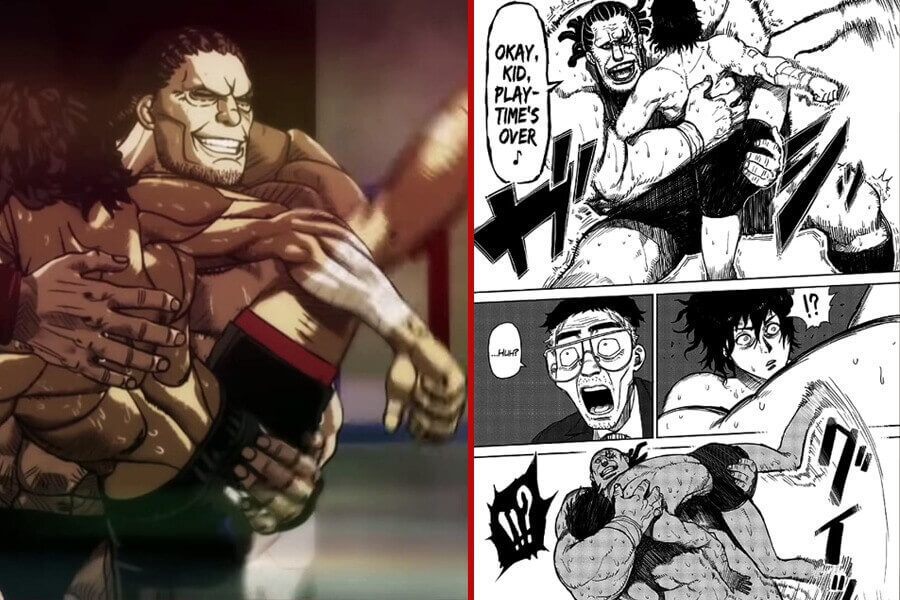 Kengan Ashura Netflix Season Manga Comparison