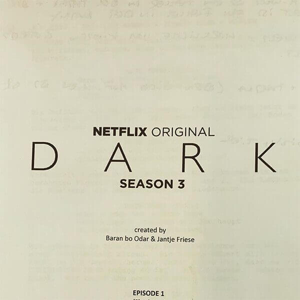 Dark Season Netflix Script