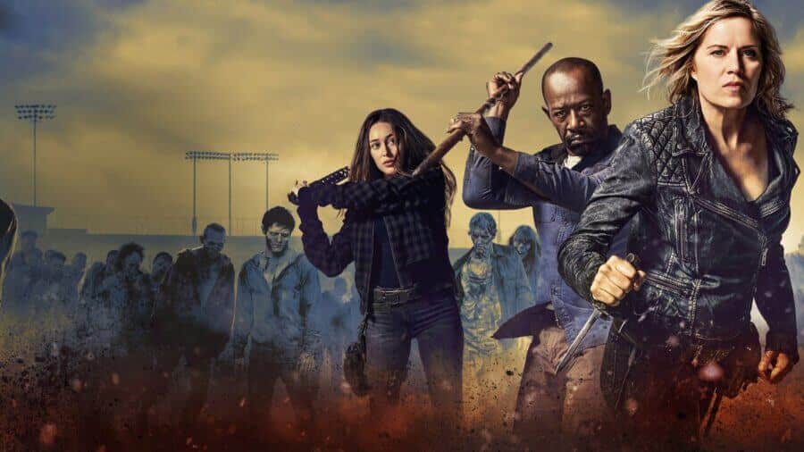 are seasons 1 6 of fear the walking dead on netflix