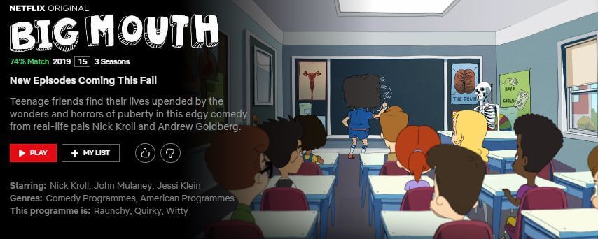 Big Mouth Season Release Date Fall