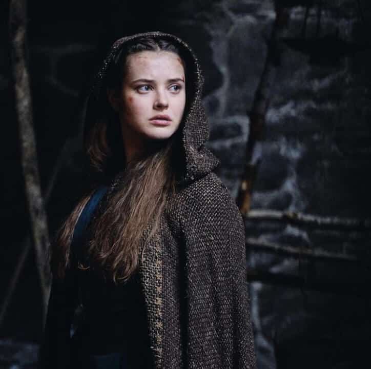 Cursed Netflix Season Katherine Langford On Set