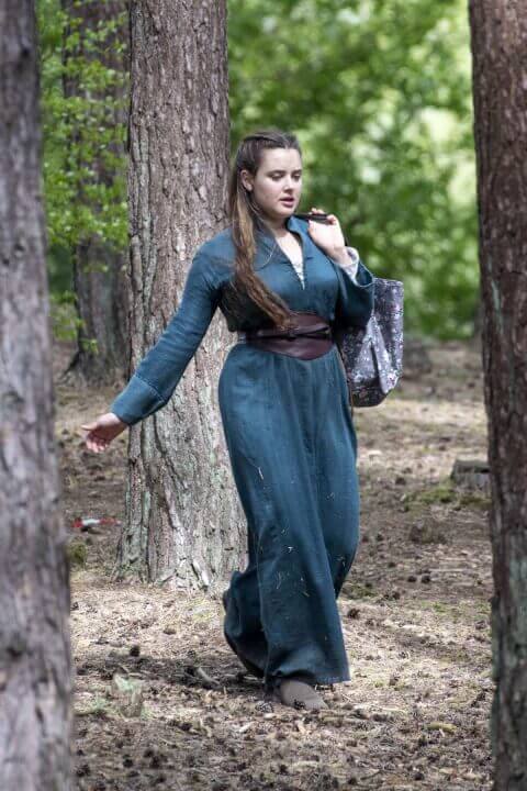 Cursed Netflix Season Katherine Langford On Set