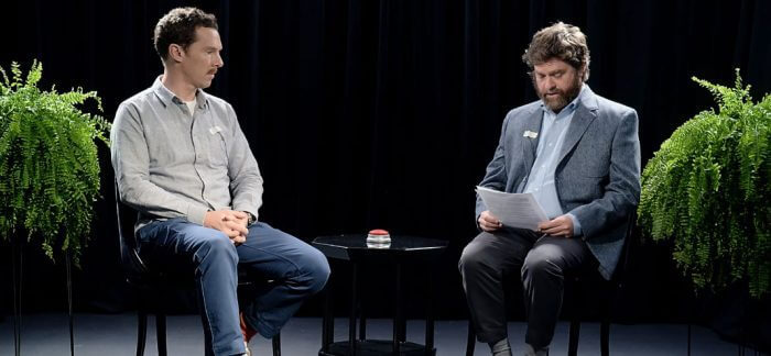 Benedict Cumberbatch at between two ferns