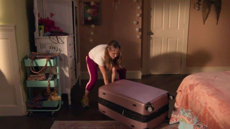 The corpse of Stella Rose hidden in Patty's suitcase - Copyright: Lady Magic Productions