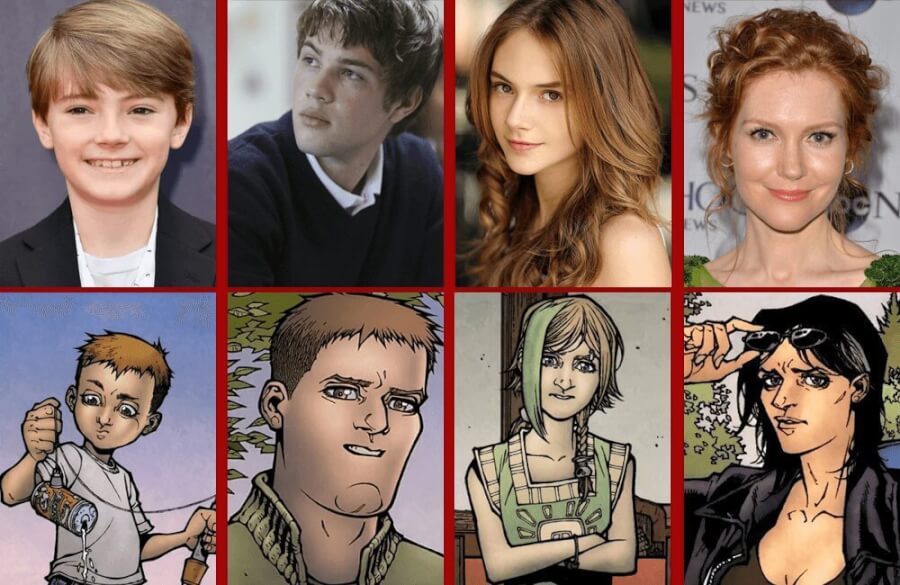Locke And Key Cast And Comic Comparison
