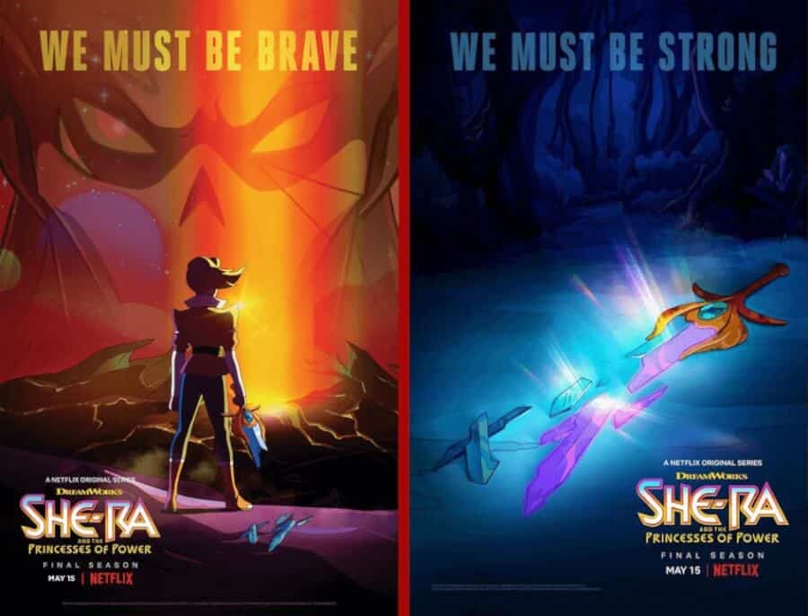 She Ra And The Princesses Of Power Comes To An End After Seasons On Netflix Posters