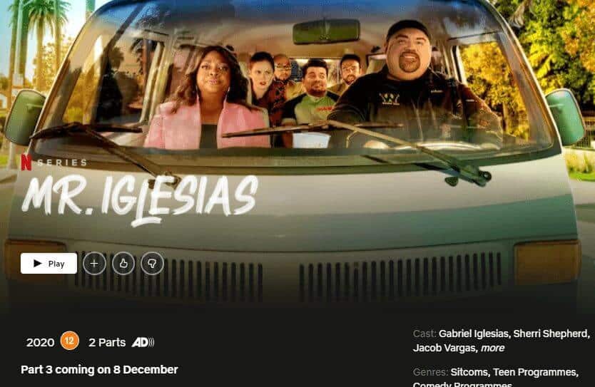 Mr Iglesias Season Netflix December