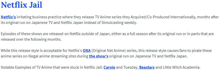 NETFLIX JAIL URBAN DICTIONARY