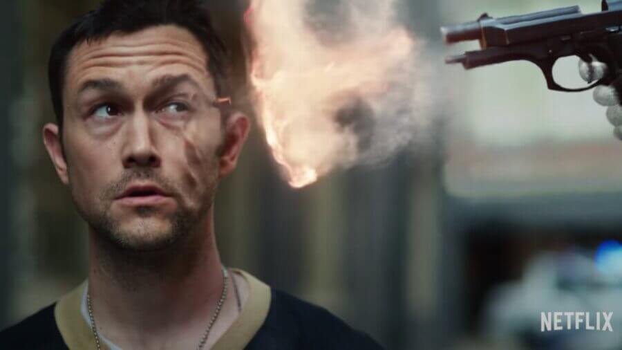 joseph gordon levitt shot in face