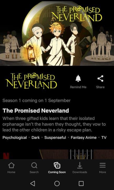 The Promised Neverland: Série entra no catálogo da Netflix em