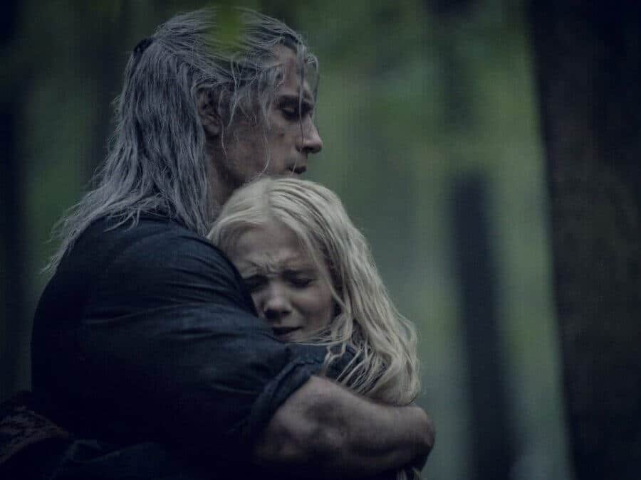 ciri and geralt the witcher season 2