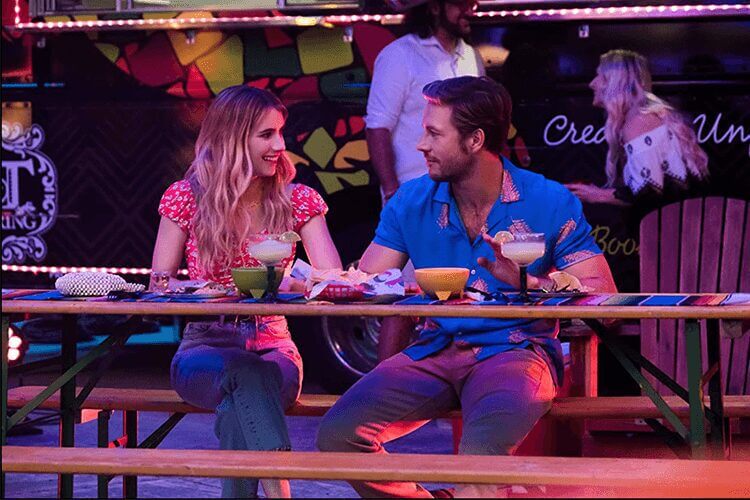 Netflix Holiday Rom Com Holidate Coming To Netflix In October Poster Emma Roberts Luke Bracey