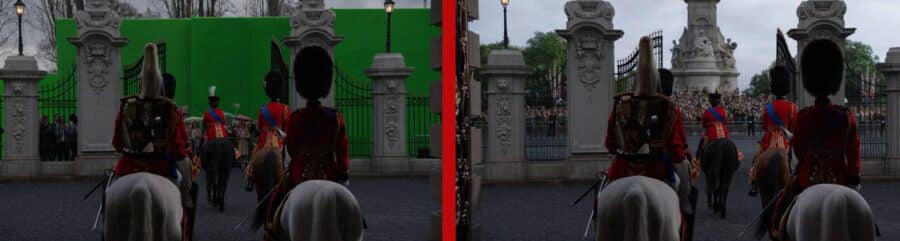 Before And After The Crown Season Out Of Buckingham Palace Gates