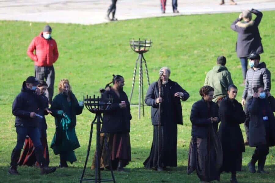 Filming For The Witcher Season In Fountains Abbey