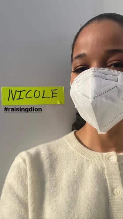 nicole filming picture raising dion season 2