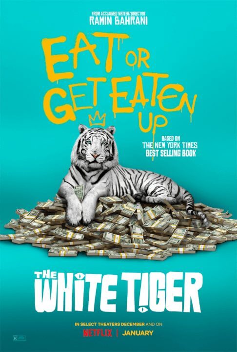 the white tiger netflix poster