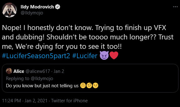 ildy modrovich season 5 b lucifer update