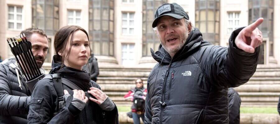 jennifer lawrence francis lawrence en el set