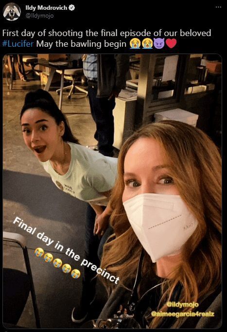 First Of Last Day Shooting Lucifer Season