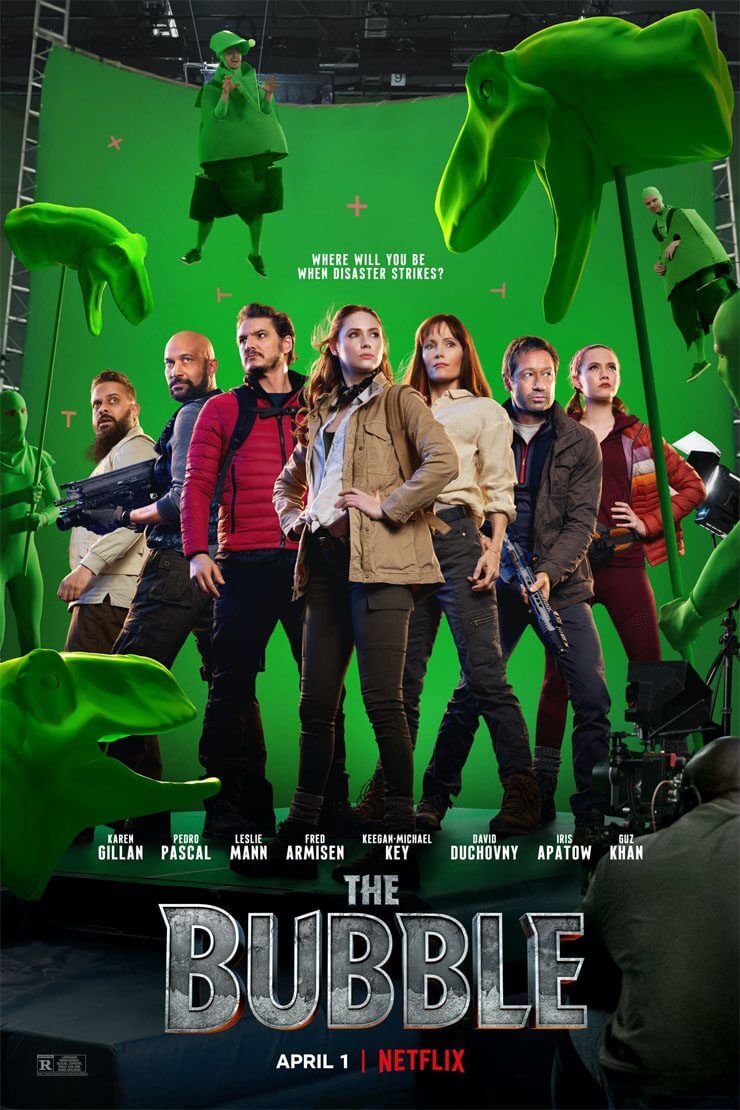 The Bubble Judd Apptow Comedy Coming April Netflix Poster