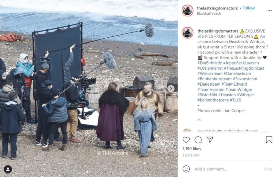 The Last Kingdom Season Netflix Everything We Know So Far Set Photo Instagram