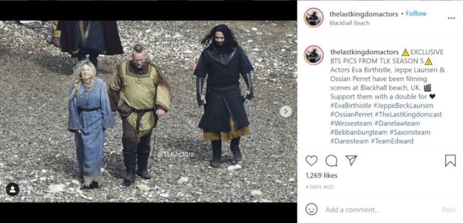 the last kingdom season 5 netflix everything we know so far set photo instagram