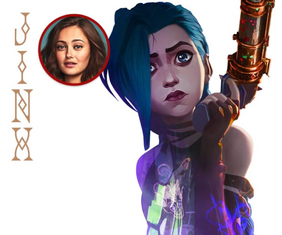 Elenco da Temporada 1 Arcana Ella Purnell Jinx