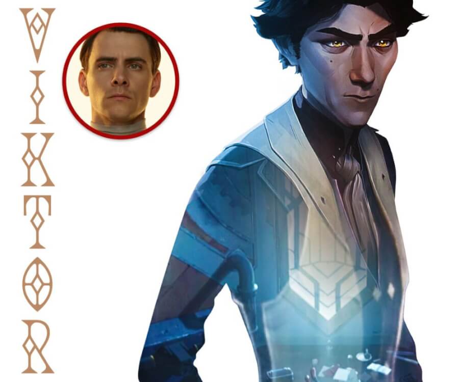 Elenco da primeira temporada misteriosa Harry Lloyd Viktor