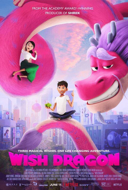 Animated Adventure Wish Dragon Is Coming To Netflix In July English Poster