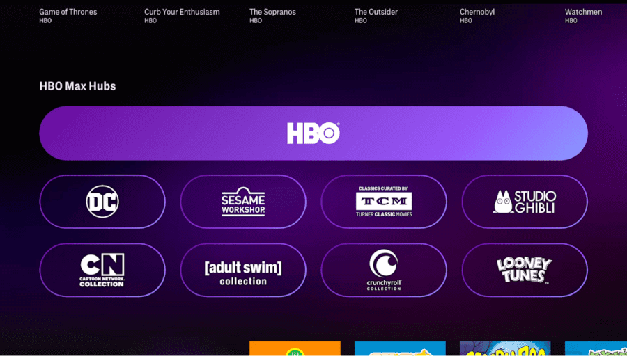 Hbo Max Internal Brands In App
