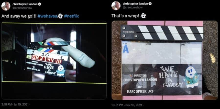 Filming Start And Finish We Have A Ghost Netflix